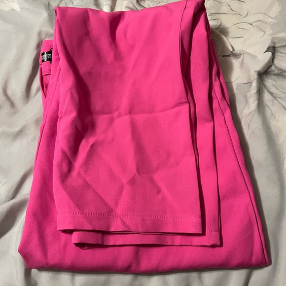 PLT Neon Pink Cigarette Pants - Picture 5 of 6